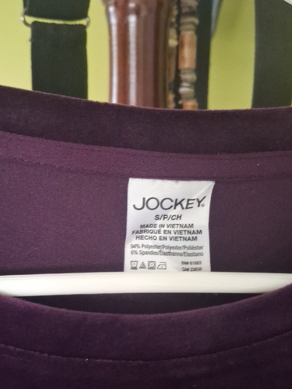 Jockey Deep Plum Crew Neck Tee